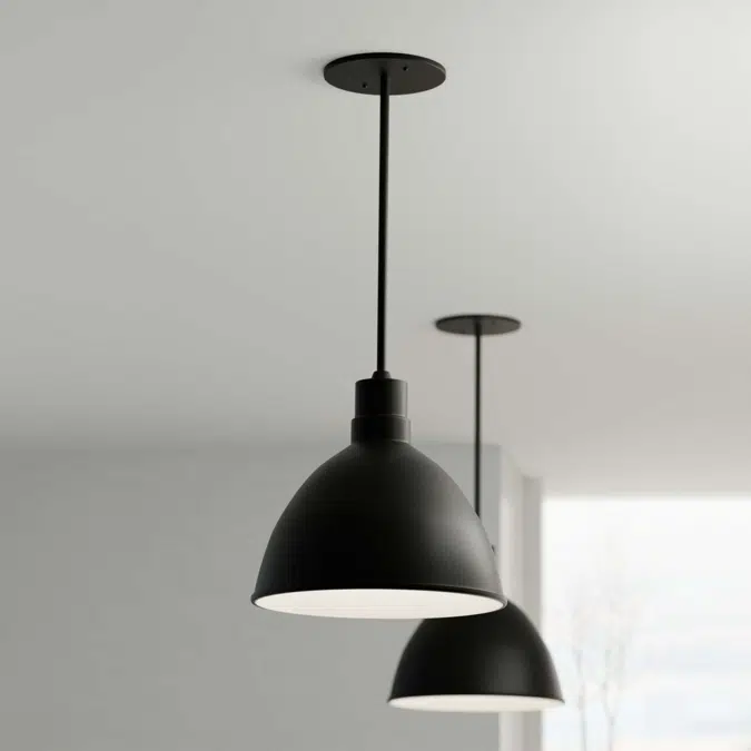 Low Bay RLM Industrial LED Dome Pendant Light