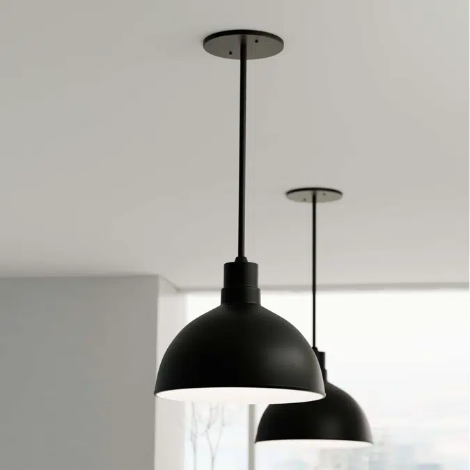 Low Bay RLM Industrial LED Dome Pendant Light