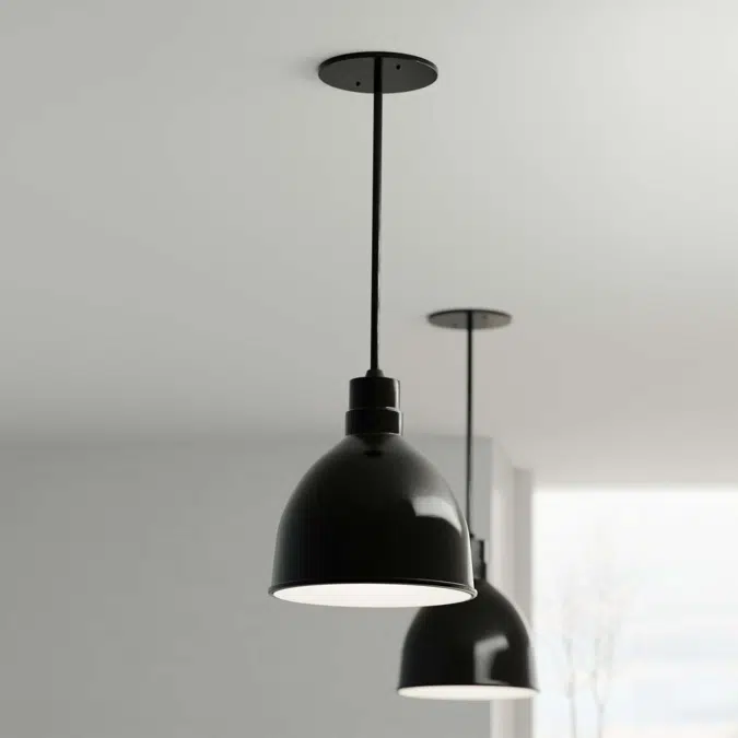 Low Bay RLM Industrial LED Dome Pendant Light