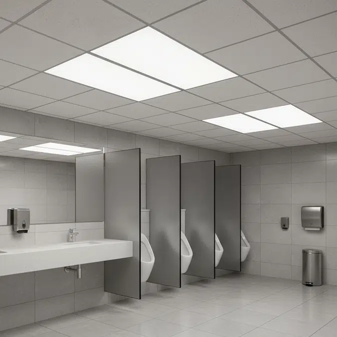 Wet Location Clean Room LED Troffer Light