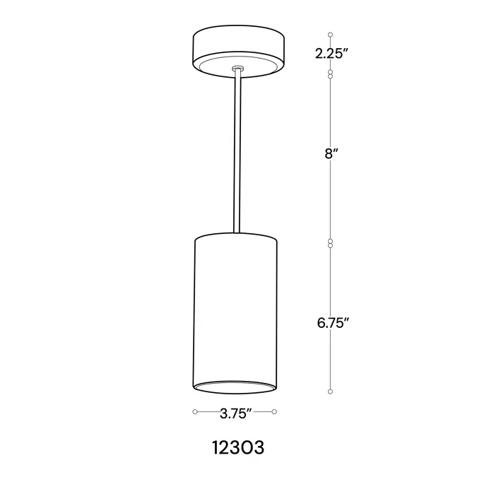 Cylinder LED Pendant Light