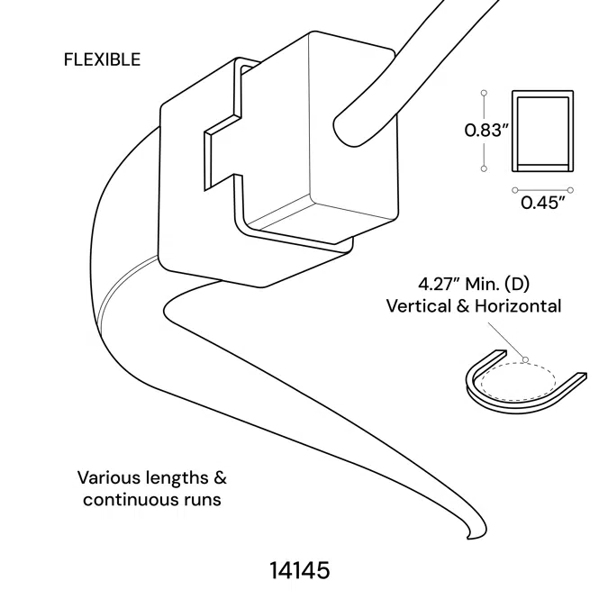 Slim Indoor/Outdoor Flexible Linear LED Light Strip