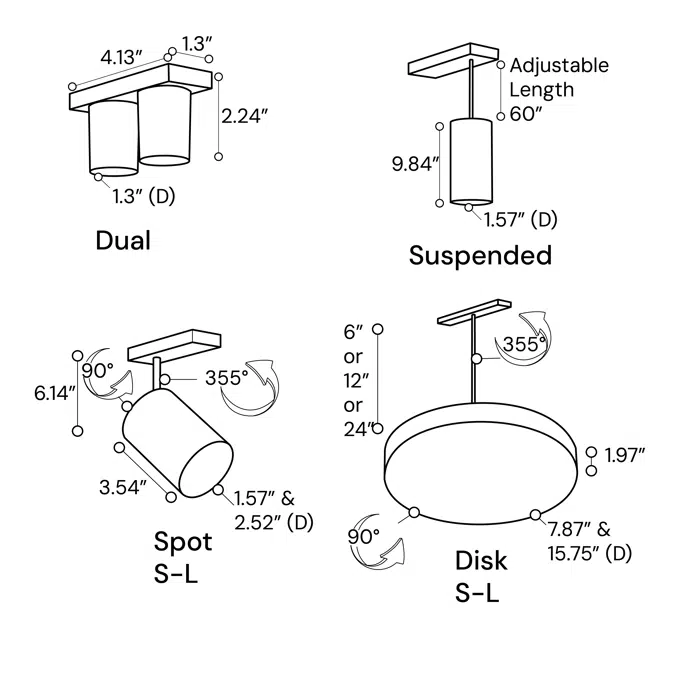 Linear Recessed LED Modular Track Lighting System