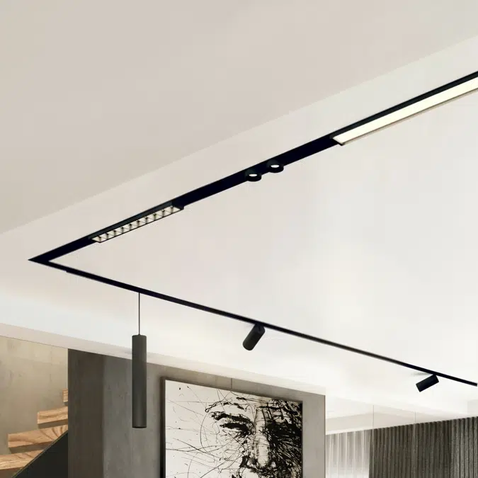 Linear Recessed LED Modular Track Lighting System