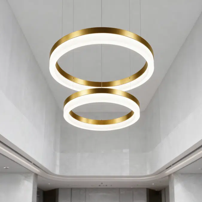 LED Ring Pendant Chandelier Downlight