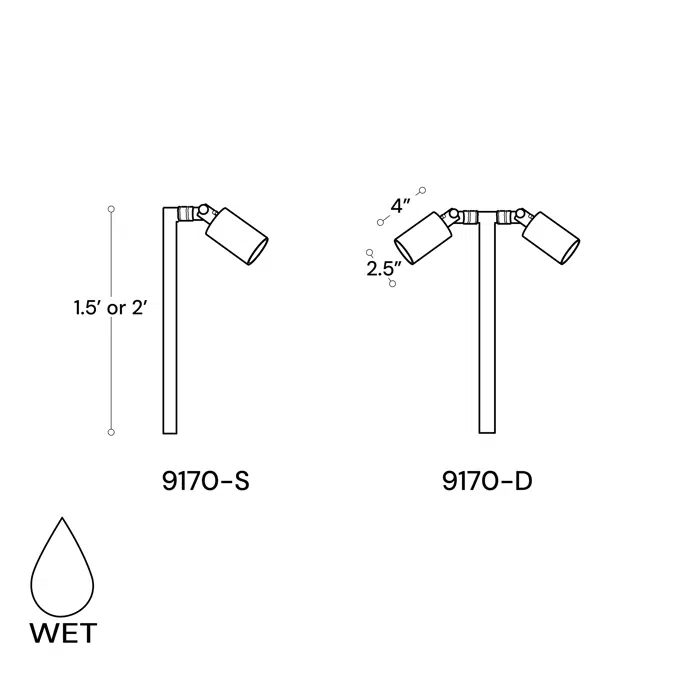RGBW Color-Changing LED Directional Landscape Path Light