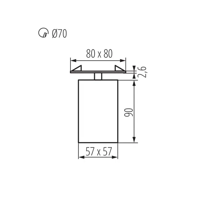 CHIRO GU10 DTL-B