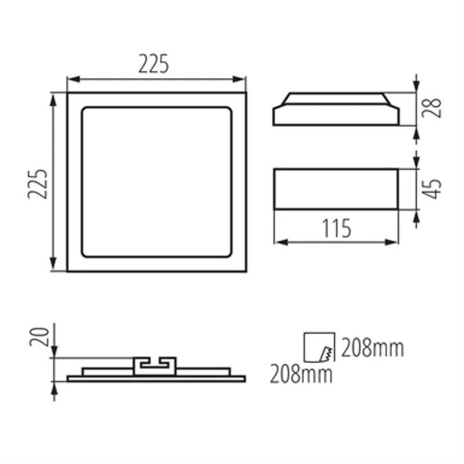 KATRO V2LED 18W-NW-SR