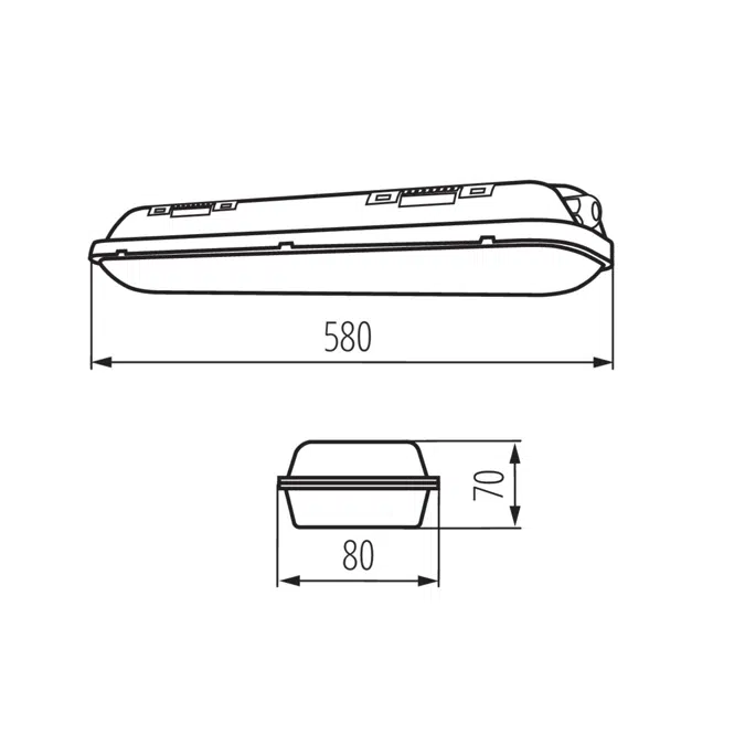 MAH-LED N 20W-NW/PC