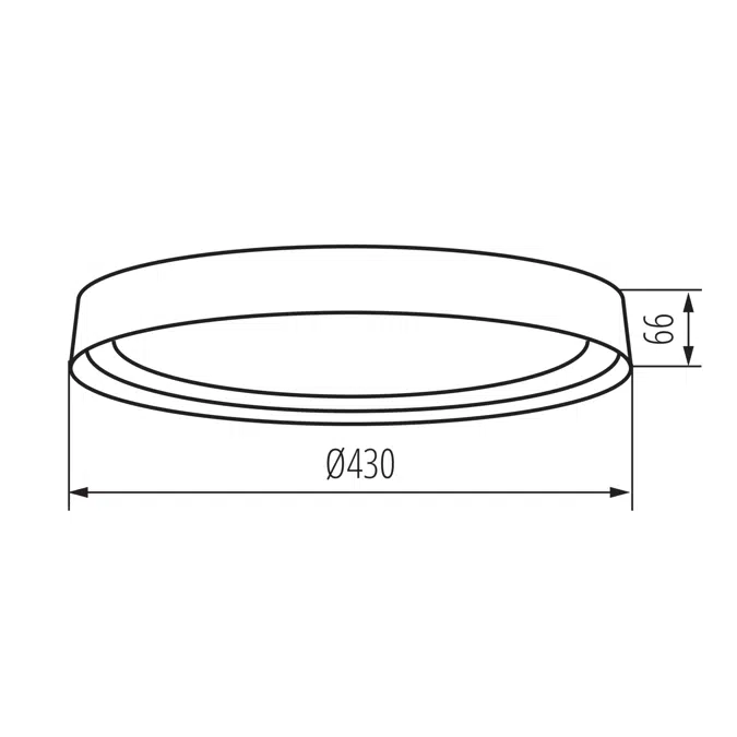 NIFU LED17,8W NW W/B