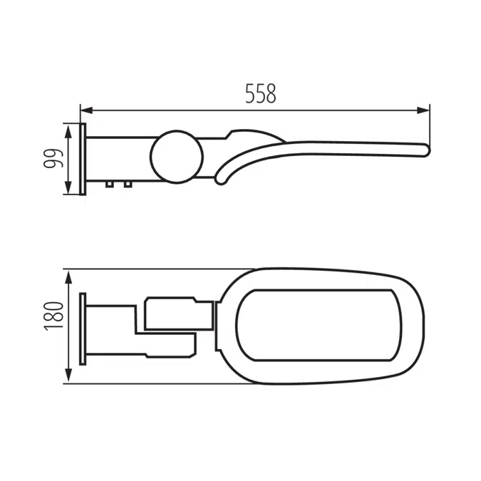 STRETON LED 60W NW parking lamp