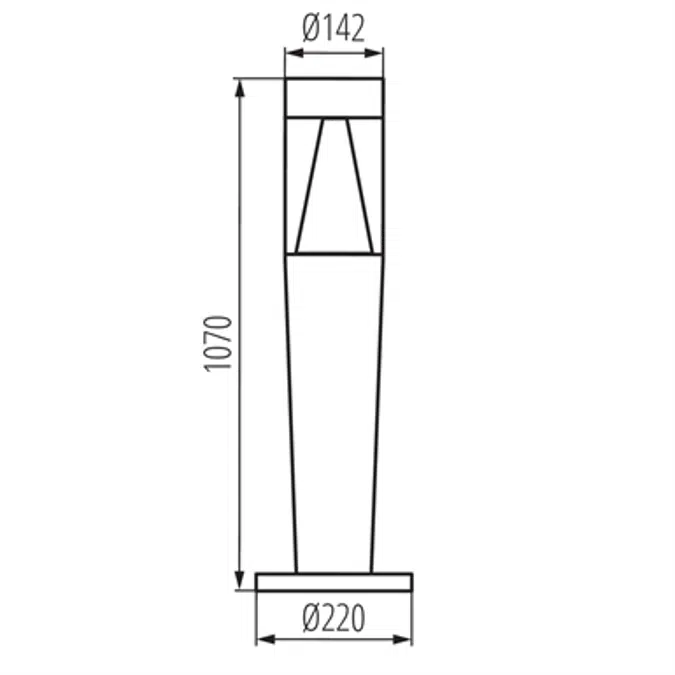 INVO TR 107-O-GR luminaire