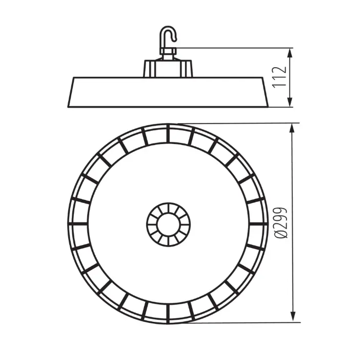 HB PRO STRONG 150W-NW high-bay luminaire