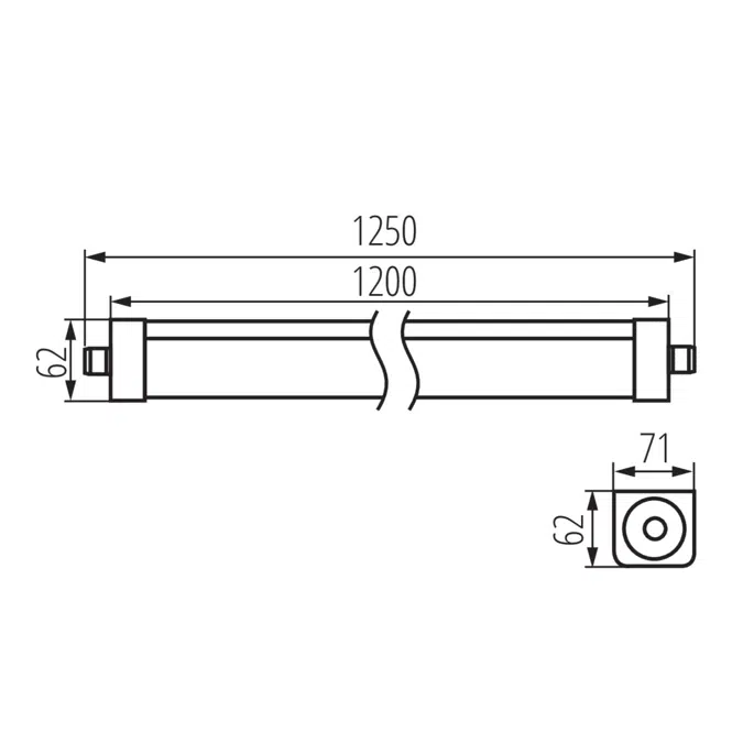 TP STRONG LED 48W-NW