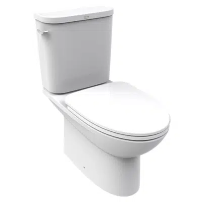 Image for American Standard Close Coupled Toilet Neo Modern CC4.5LSmart lid side lever WT