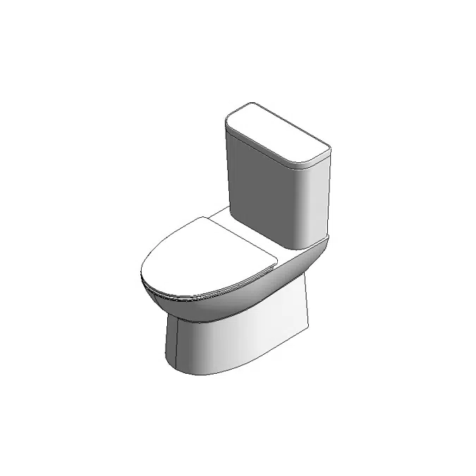 BIM objects Free download! American Standard Toilets Close Couple Neo