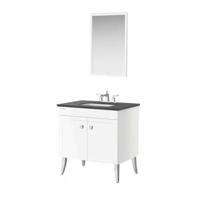 bilde for American Standard Undercounter Basin with Cabinet Classic Chic FSD 800 2door(White 8’)