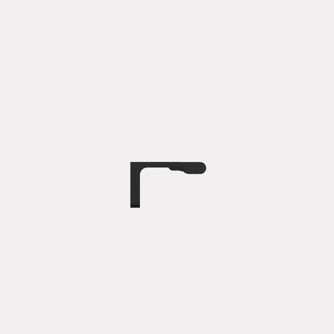 American Standard Acacia E Towel Rack_Matt Black FFAS1393-908440BT0