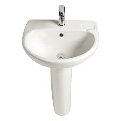 Image for American Standard Studio Wall Basin w/Fix 1TH 500 WH