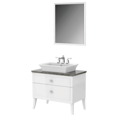 Image for American Standard Countertop Vessel with Cabinet Classic Chic FSD 900 2drawer(White 8‘)