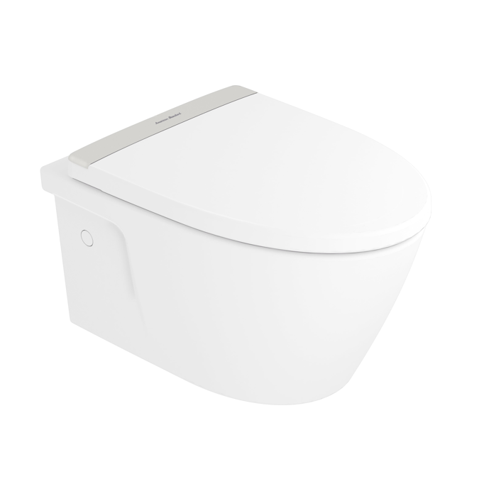 BIM objects - Free download! American Standard Wall-hung Toilet Acacia