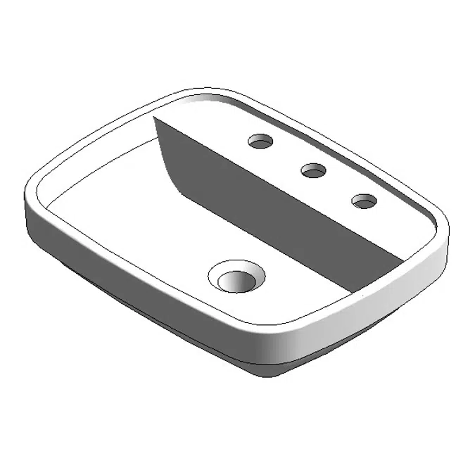 BIM objects Free download! American Standard Countertop Basin