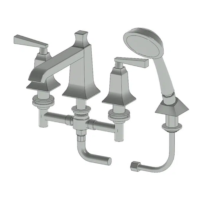 American Standard Bath&Shower Faucets & Mixer Kastello DM Bath Filler W/ Handspray