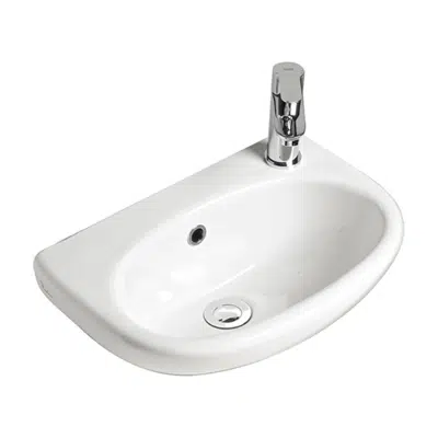 imagen para American Standard Studio Wall Basin w/Fix 1TH 450 WH