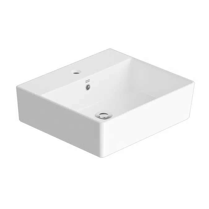 American Standard Countertop Basin  Square thin (HPC) 500mm Vessel