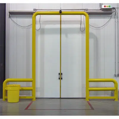 imagem para Insulated, Bi-Parting Cold Storage Door