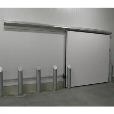 Horizontal Slide Cold Storage Door图像