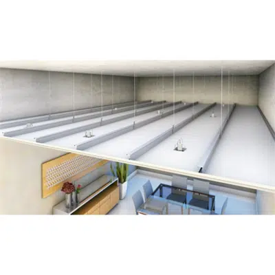 Immagine per STUD Continuous suspended ceiling MS70-600-ST12,5-BR-CR3