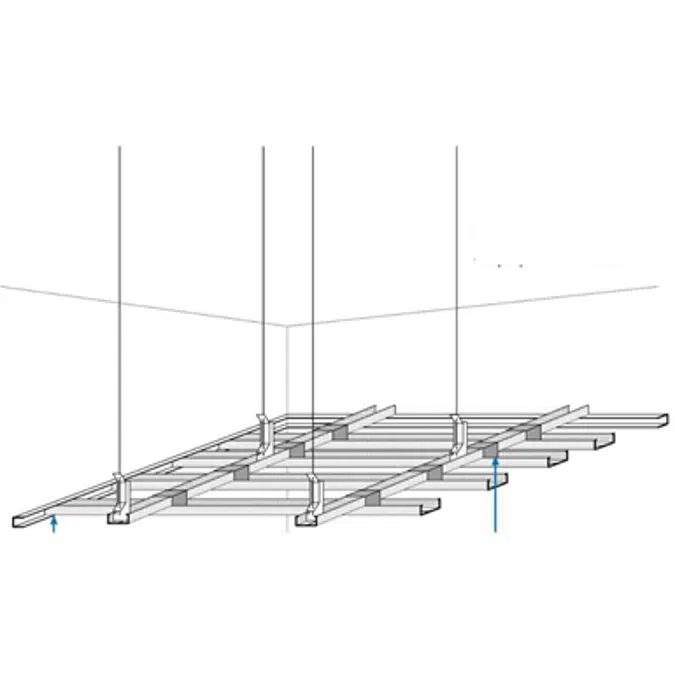 RIGITONE Continuous suspended ceiling12-25Q - EST. BID. 60-27