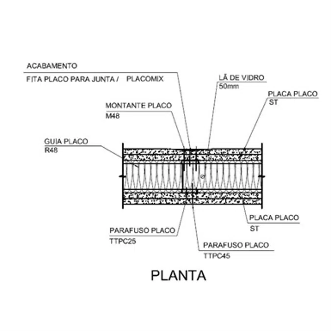 PRIMA Wall 98-48-600-2ST12,5+2ST12,5-BR-LV50