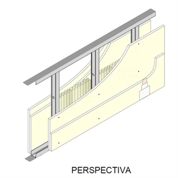 PRIMA Wall 140-90-600-2ST12,5+2ST12,5-BR-LV100