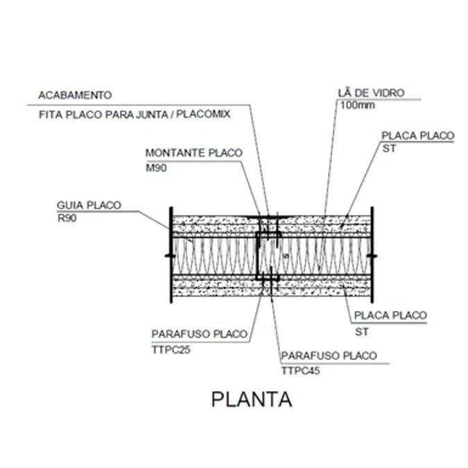 PRIMA Wall 140-90-600-2ST12,5+2ST12,5-BR-LV100