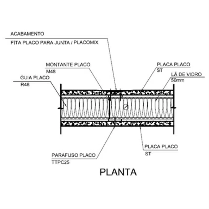 PRIMA Wall 73-48-600-ST12,5+ST12,5-BR-LV50