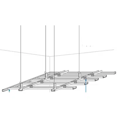 Immagine per RIGITONE Continuous suspended ceiling 12-20-66-EST. BID-60-27