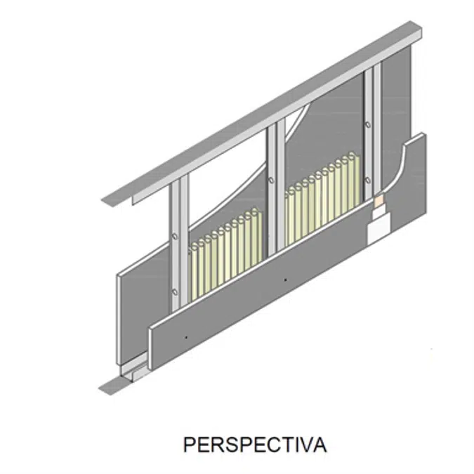 ULTRAWALL Wall 95-70-600-HBT12,5+HBT12,5-BR-LV70