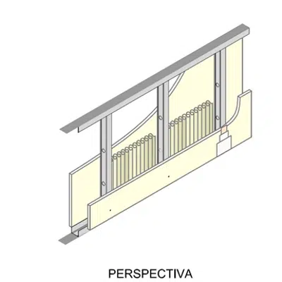 Image for PRIMA Wall 95-70-600-ST12,5+ST12,5-BR-LV70