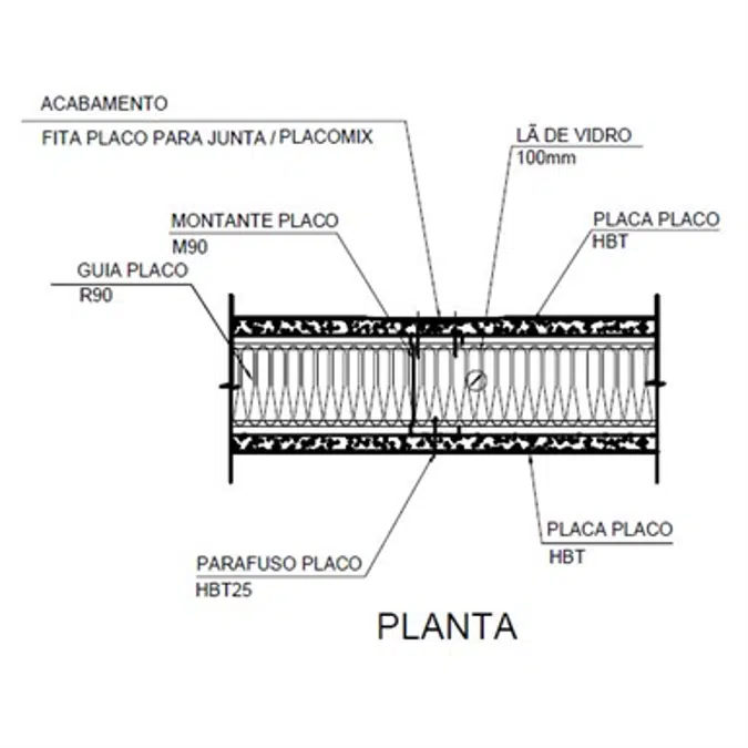 ULTRAWALL Wall 115-90-600-HBT12,5+HBT12,5-BR-LV100