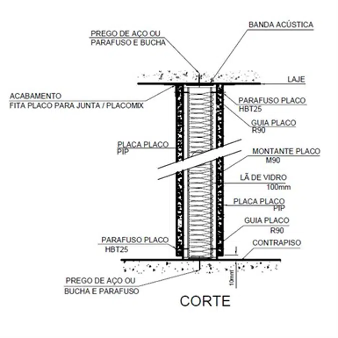 ULTRAWALL Wall 115-90-600-HBT12,5+HBT12,5-BR-LV100
