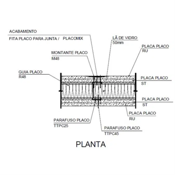 HYDRO Wall 98-48-400-ST12,5-RU12,5+ST12,5-RU12,5-BR-LV50