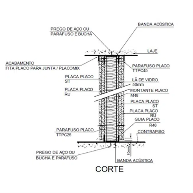 HYDRO Wall 98-48-400-ST12,5-RU12,5+ST12,5-RU12,5-BR-LV50