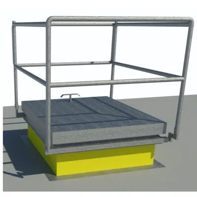 Folding Guard Rail System with Roof Hatch 이미지