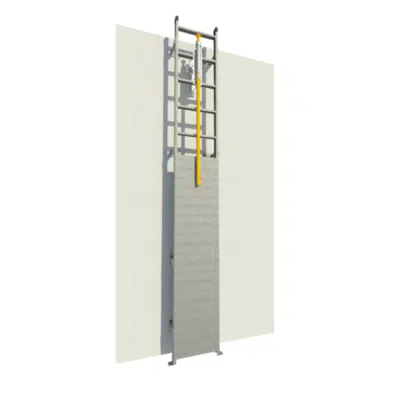 bild för Standard Duty Fixed Aluminum Wall Ladders