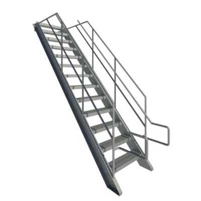 Imagem para Fixed Industrial Stairs}
