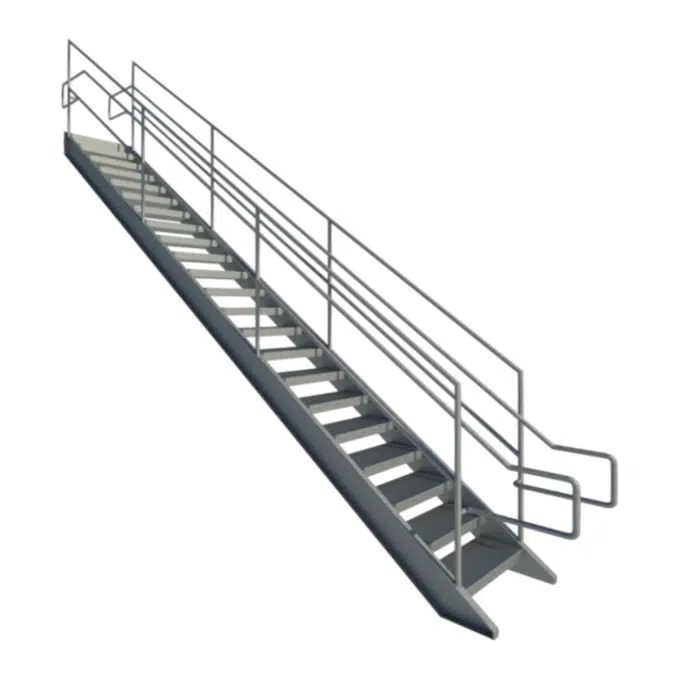 Fixed Industrial Stairs