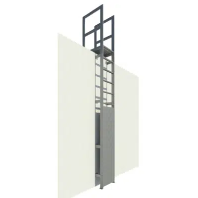 Heavy Duty Fixed Aluminum Wall Ladders图像