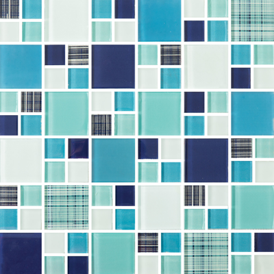 imagen para Mosaico Acuarius Azul Cu